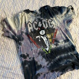 AC/DC Kids Tour T-Shirt - Black and Gray